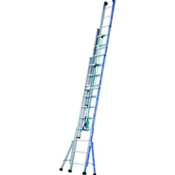 Echelles Platinium 300 coulisse à corde 3 plans 3x18 échelons Tubesca-Comabi | 02433318