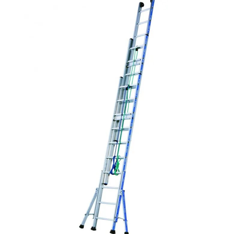Echelles Platinium 300 coulisse à corde 3 plans 3x18 échelons Tubesca-Comabi | 02433318