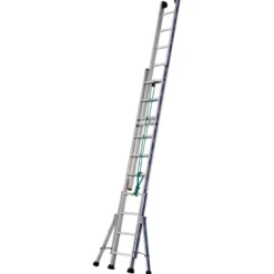 Echelles Platinium 300 coulisse à corde 2 plans 2x20 échelons Tubesca-Comabi | 02432320