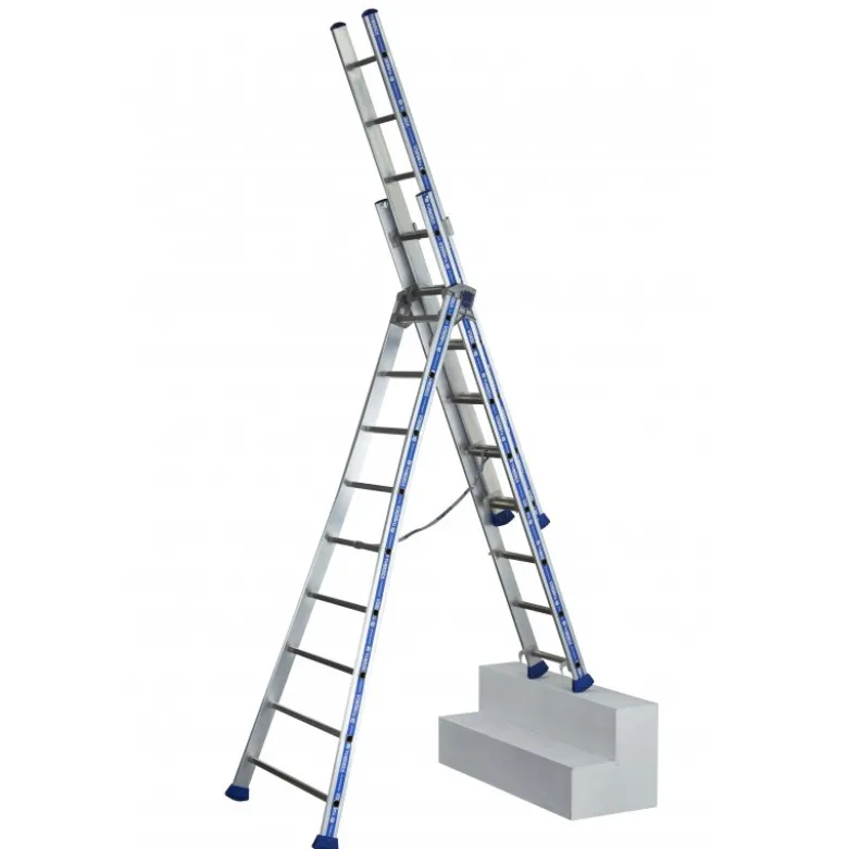 Echelles Platinium transformable 3 plans 3x9 échelons Tubesca-Comabi | 02443609