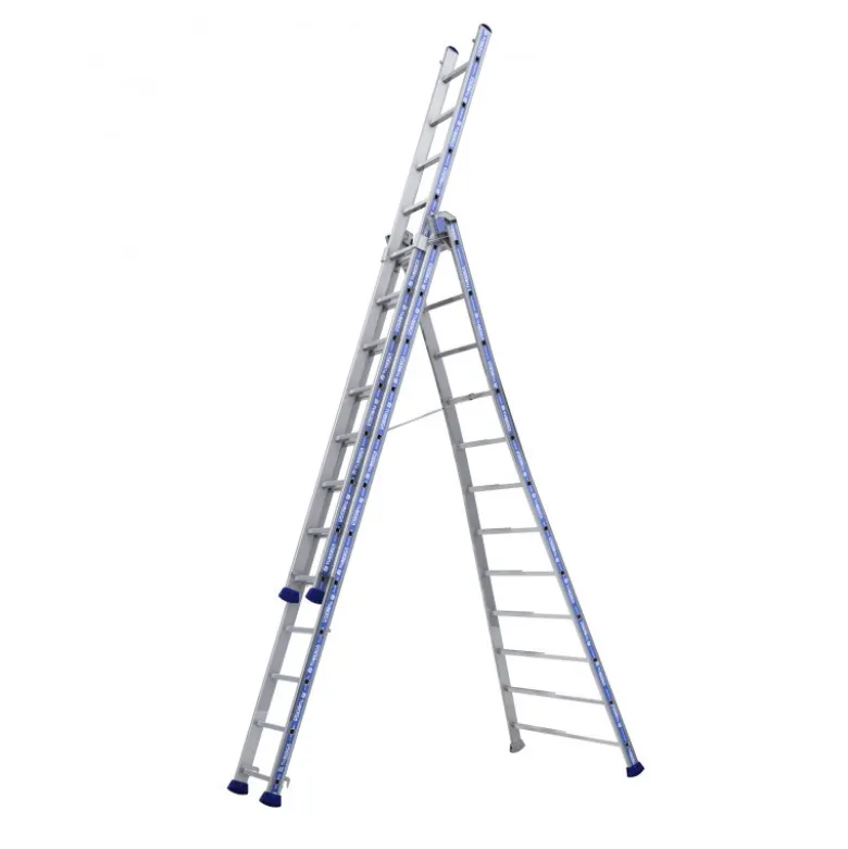 Echelles Platinium transformable 3 plans 3x9 échelons Tubesca-Comabi | 02443609