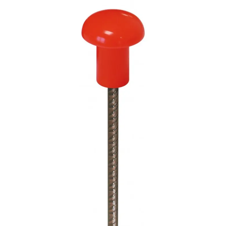 EMBOUT DE SECURITE ROUGE FLUO (SAC DE 125) TALIAPLAST | 600401