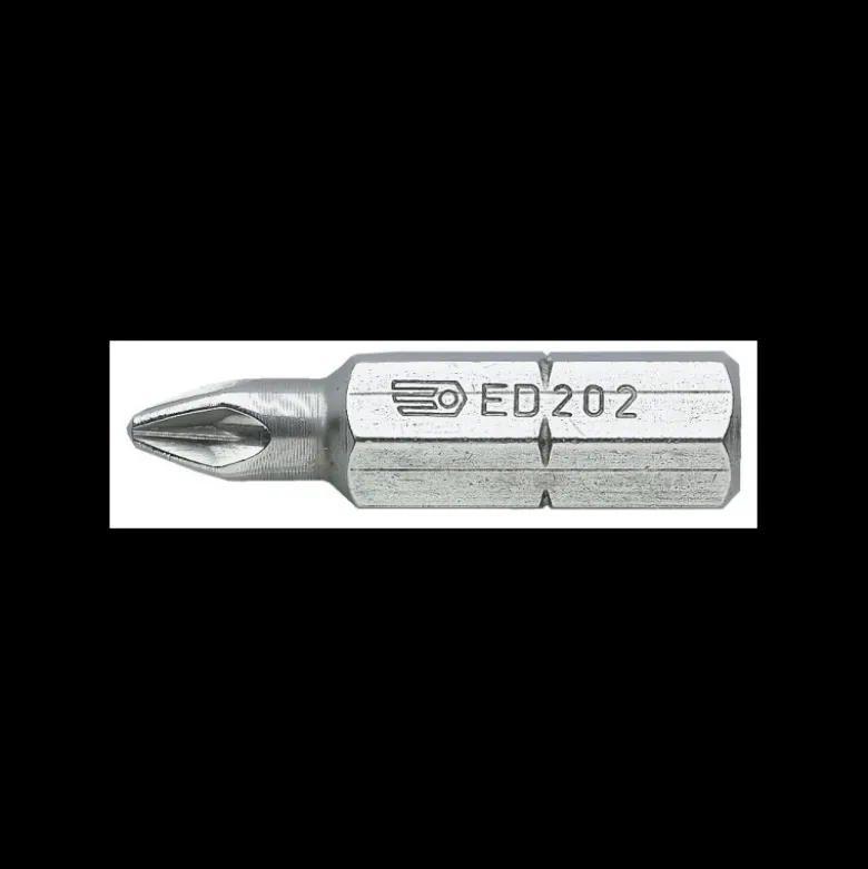 Embout de vissage PZ2 standard (série 2) pour vis cruciformes Pozidriv Facom | ED.202