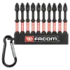 10 embouts impact PZ1x2 - Facom | END.JP101