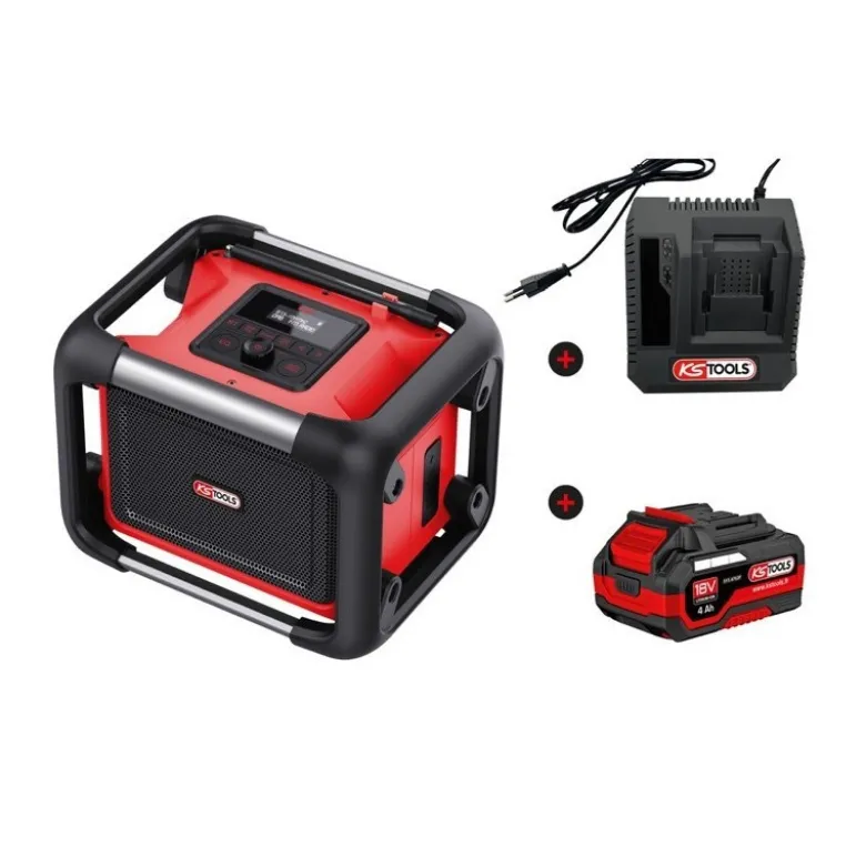 Enceinte de chantier secteur & 18V solo - Ks Tools | 100172F-A1