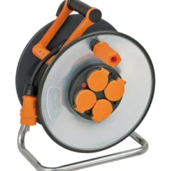 Enrouleur de câble professionalLINE SteelCore avec flasques en acier galvanisé - Brennenstuhl | 9192251100