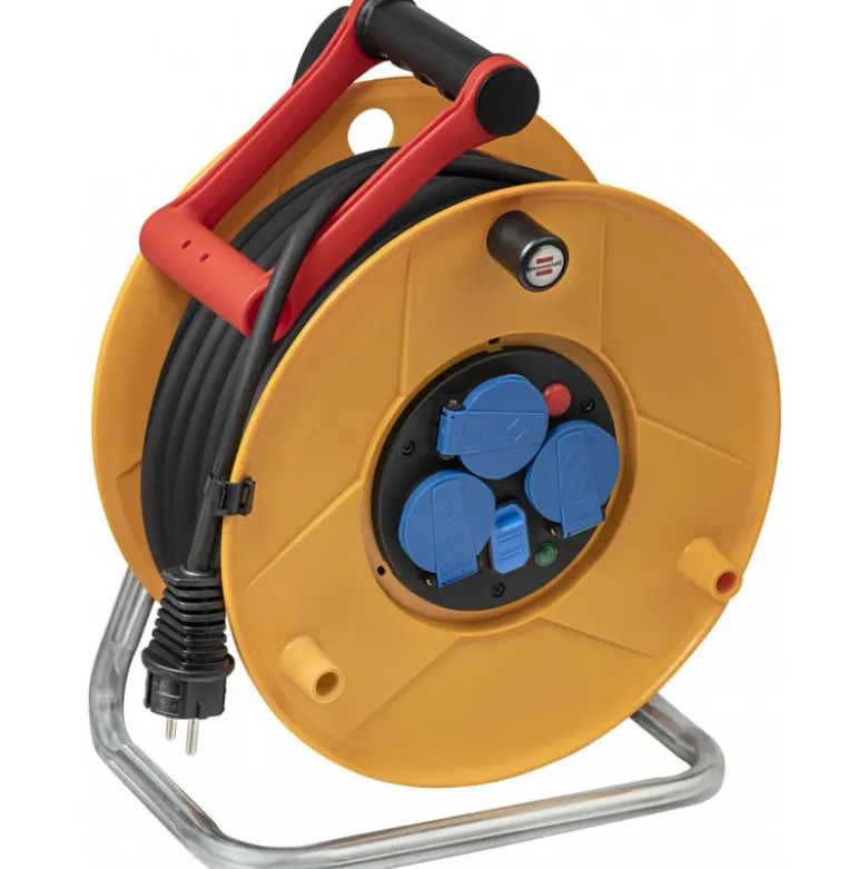 Enrouleur de câble Standard PRO avec ports USB, 40m H07RN-F 3G2,5, IP44 - Brennenstuhl | 1233121600