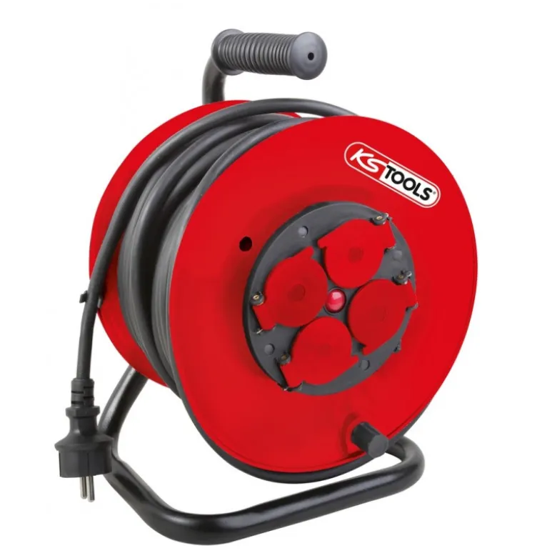 Enrouleur électrique sur touret, 3x2,5 - KS Tools | 150.4224