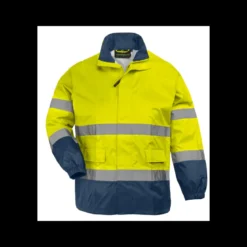 Ensemble de pluie HI WAY Breathane Hi-Viz - jaune / marine - Coverguard | 7HWRY