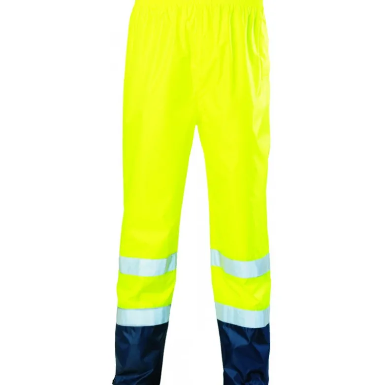 Ensemble de pluie - HI-WAY - 150D Oxford 100% PES enduit PU - Jaune HV/Marine - COVERGUARD | 7HWRY