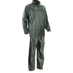 Ensemble de pluie - PLUVIO - 100% Polyester enduit PVC souple 200g/m2 - Vert - COVERGUARD | 5PLS080
