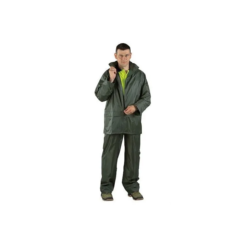 Ensemble de pluie souple - vert - Coverguard | 50502