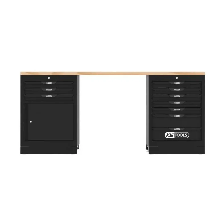 Etabli SRM 10 tiroirs + 1 porte pour SRM - KS Tools | 810.8050