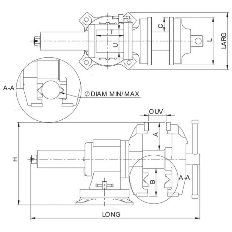 Etaux multifonction EMF | EMF125