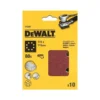 25 feuilles abrasives 1/4 pour ponceuses vibrantes - 115 x 115 mm - grain 60 - DEWALT | DT3031