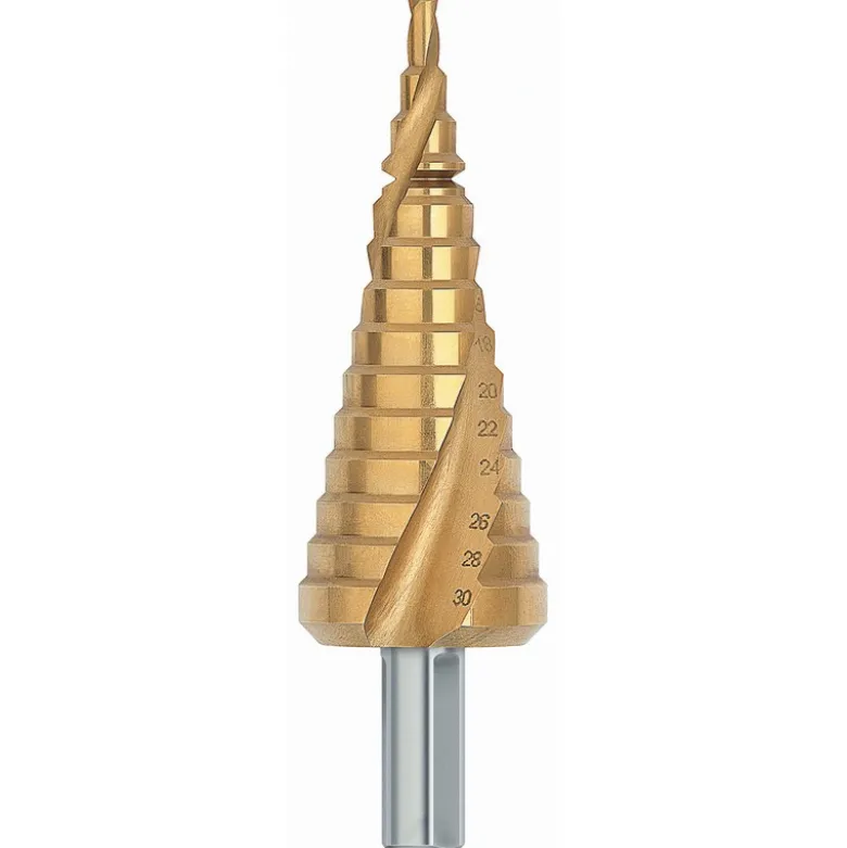 FORET ETAGE HSS TIN DIAM 4-12MM - ROEBUCK | 853467