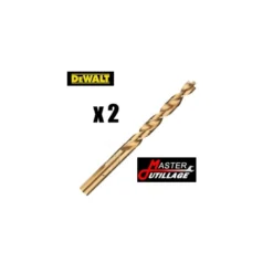 Forets Métal HSS- G (2 pièces) EXTREME Ø4mm - L:75mm DEWALT - DT5042