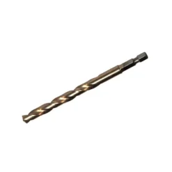 Forets à métaux HSS titane, hexagonaux 1/4'' Ø 4mm, Longueur totale 95mm, Longueur utile 57mm Makita | D-14940