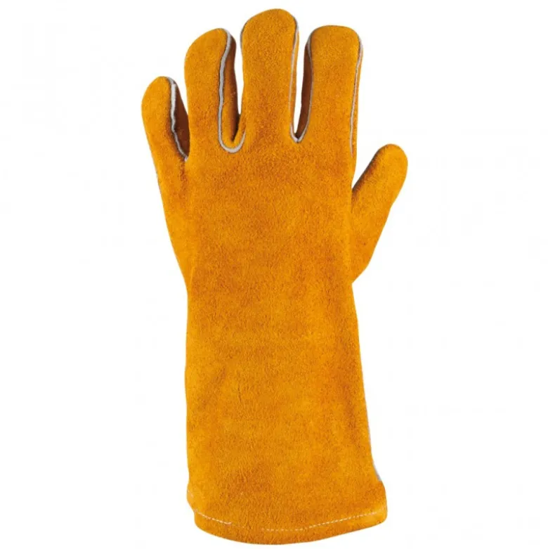 Gants de protection courts en cuir pour soudeur, L KS Tools | 985.7035