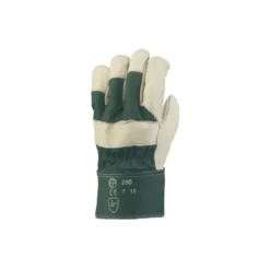 Gants docker EUROSTRONG 260 fleur vachette sup, toile verte - COVERGUARD | MO260