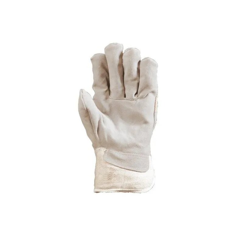 Gants dockers blanc - croûte de vachette - Europrotection | 150