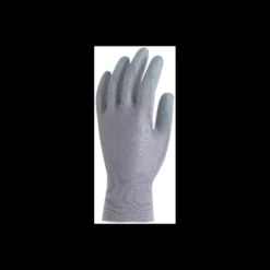 Gants en polyamide gris - paume enduite polyuréthane gris - Eurotechnique | 6130