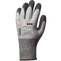 Gants EUROCUT L580 CUT D. HPPE J13, paume enduite latex noir - COVERGUARD | 1CRHB