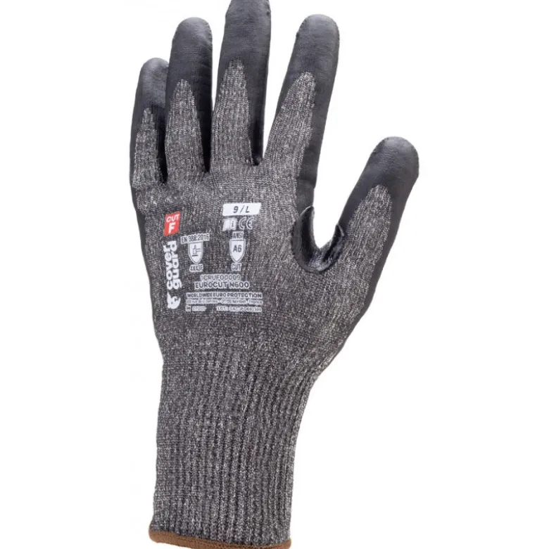 Gants EUROCUT N600 CUT F. HPPE J13 micro mousse nitrile tactile - COVERGUARD | 1CRUF0