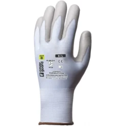 Gants EUROCUT P318 cut B. HPPE J18 bleu paume enduit PU - COVERGUARD | 1CRPB