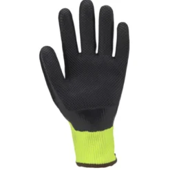 Gants EUROCUT STRONG L440 CUT D. J13 HPPE jaune paume enduite latex noir embosse - COVERGUARD | 1CHLD00