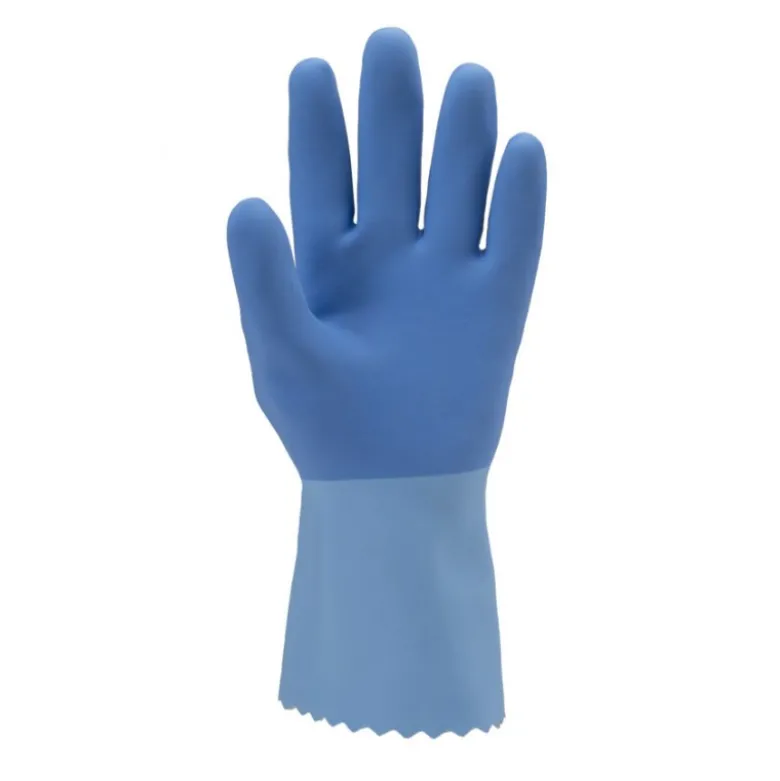 Gants EURODIP 5220 latex sur jersey coton bleu adhérisé - COVERGUARD | MO5220