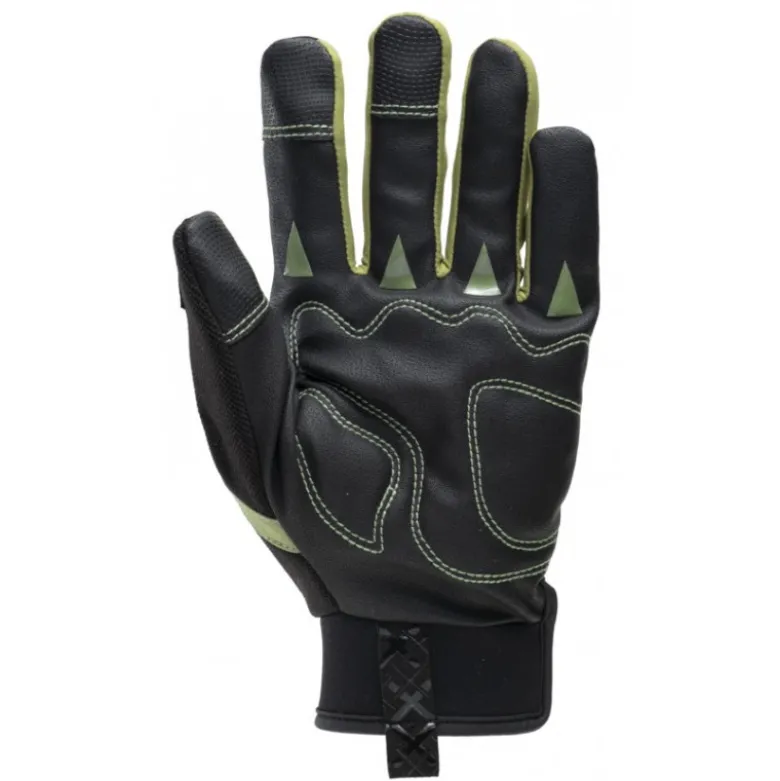 Gants EUROLITE MX200 type mécanique dextérité, noir et vert - COVERGUARD | 1MEDX00