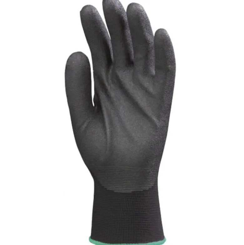 Gants EUROLITE 6640, nylon noir, paume enduite mousse PVC noir *CAR* - COVERGUARD | MOP6640