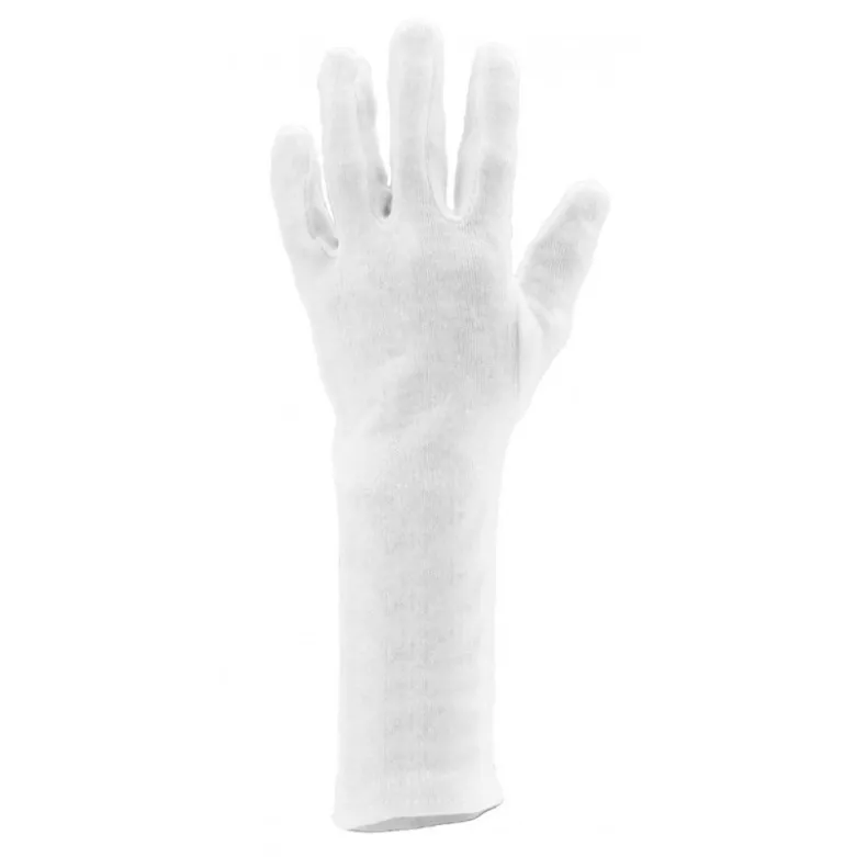 Gants EUROLITE 4152 poly-coton interlock blanchi, fourchette, 40 cm - COVERGUARD | MO4152
