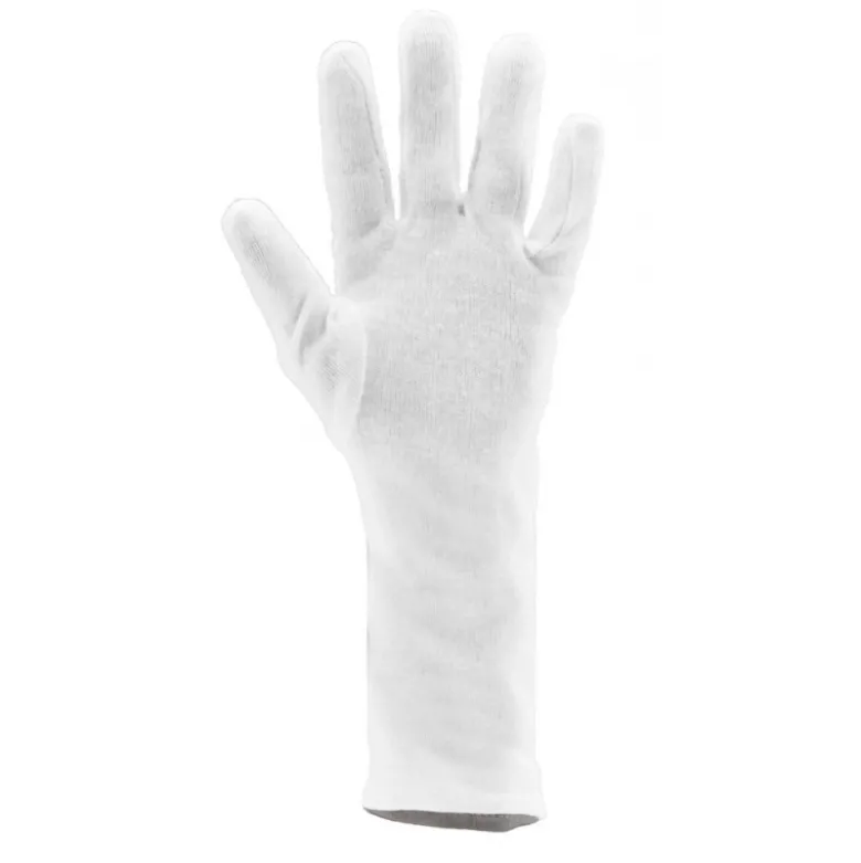 Gants EUROLITE 4152 poly-coton interlock blanchi, fourchette, 40 cm - COVERGUARD | MO4152
