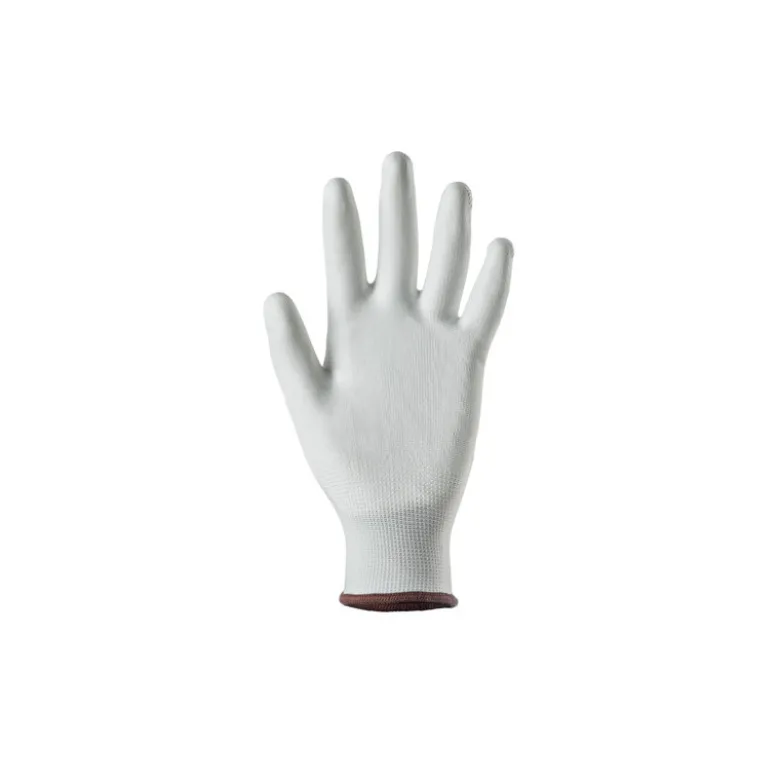Gants EUROLITE 13P100 polyester blanc J13 paume enduite PU blanc - COVERGUARD | 1PUBW