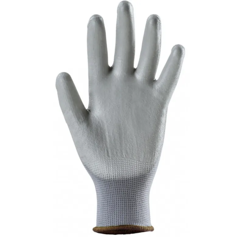 Gants EUROLITE 13P105 polyester gris J13 paume enduite PU gris - COVERGUARD | 1PUBG
