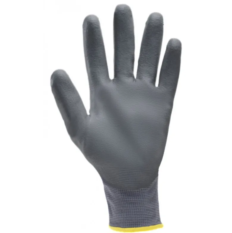 Gants EUROLITE P500, Tricot gris sans couture à base de polyamide, jauge 13, Enduction palmaire - COVERGUARD | 1PULD50