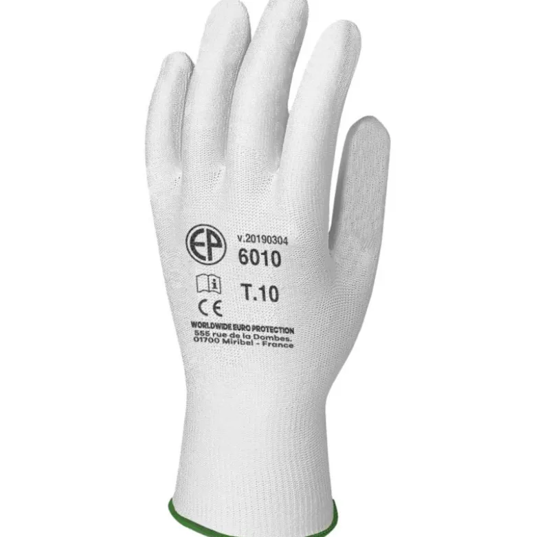 Gants EUROLITE 6009 tricot sans couture polyamide - jauge 13 - COVERGUARD | MO6009