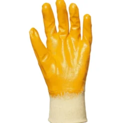 Gants EUROSTRONG 9310 coton enduit 3/4 nitrile jaune sup. - COVERGUARD | MO9310