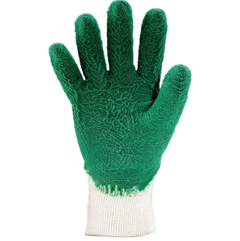 Gants EUROSTRONG 3810 latex crépé vert qualité supérieure - COVERGUARD | MO3810