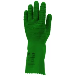 Gants EUROSTRONG 3815 latex crépé vert standard 32 cm - COVERGUARD | MO3815