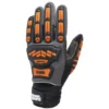 Gants EUROSTRONG MX600, IMPACT type mécanique, gris et orange - COVERGUARD | 1MEHI00