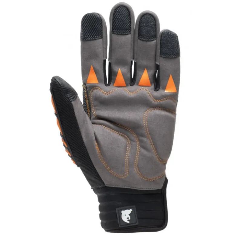 Gants EUROSTRONG MX600, IMPACT type mécanique, gris et orange - COVERGUARD | 1MEHI00