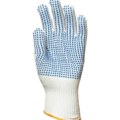 Gants EUROSTRONG 4367 polyester, picots bleus 2 faces - COVERGUARD | MO4367