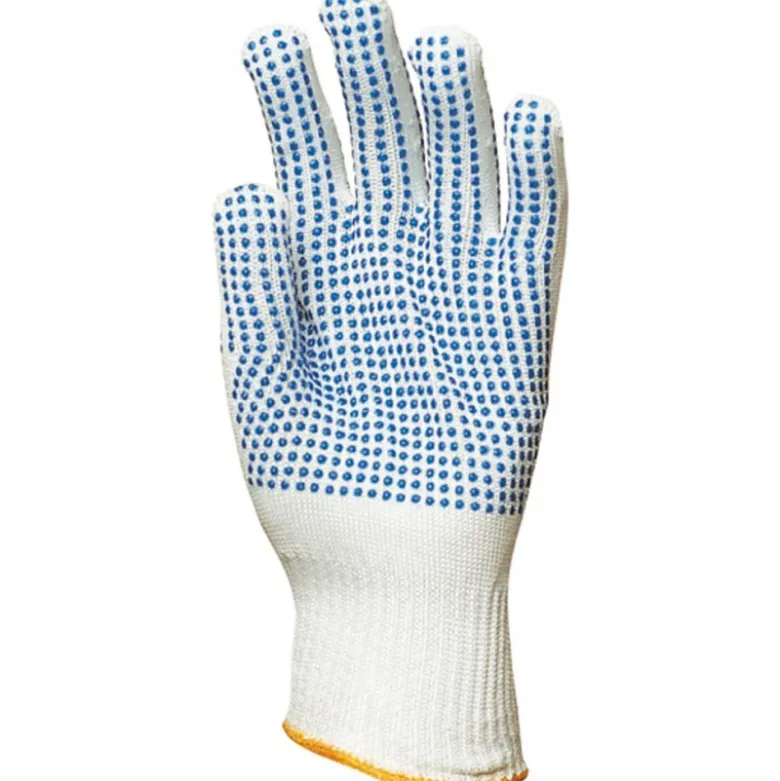 Gants EUROSTRONG 4367 polyester, picots bleus 2 faces - COVERGUARD | MO4367