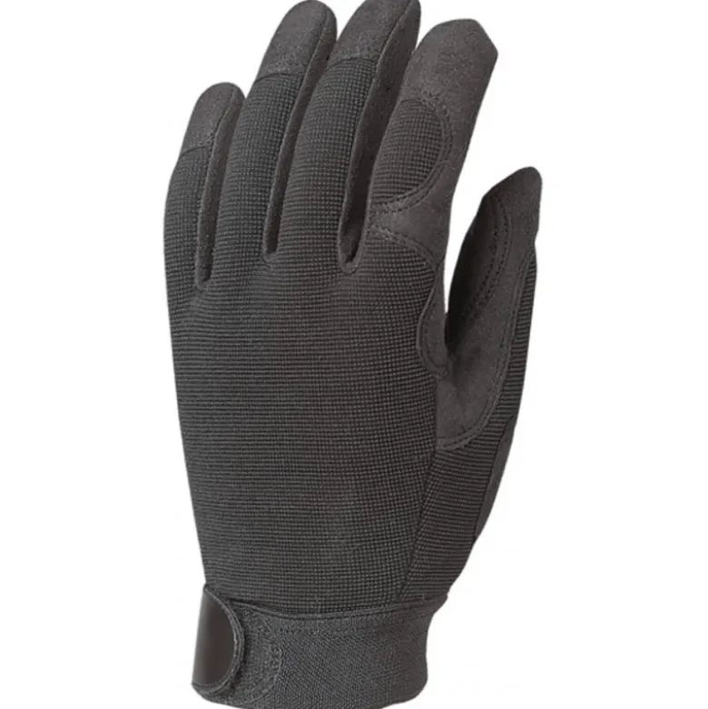 Gants EUROSTRONG 930 synthetique noir, renfort paume, velcro - COVERGUARD | MO930