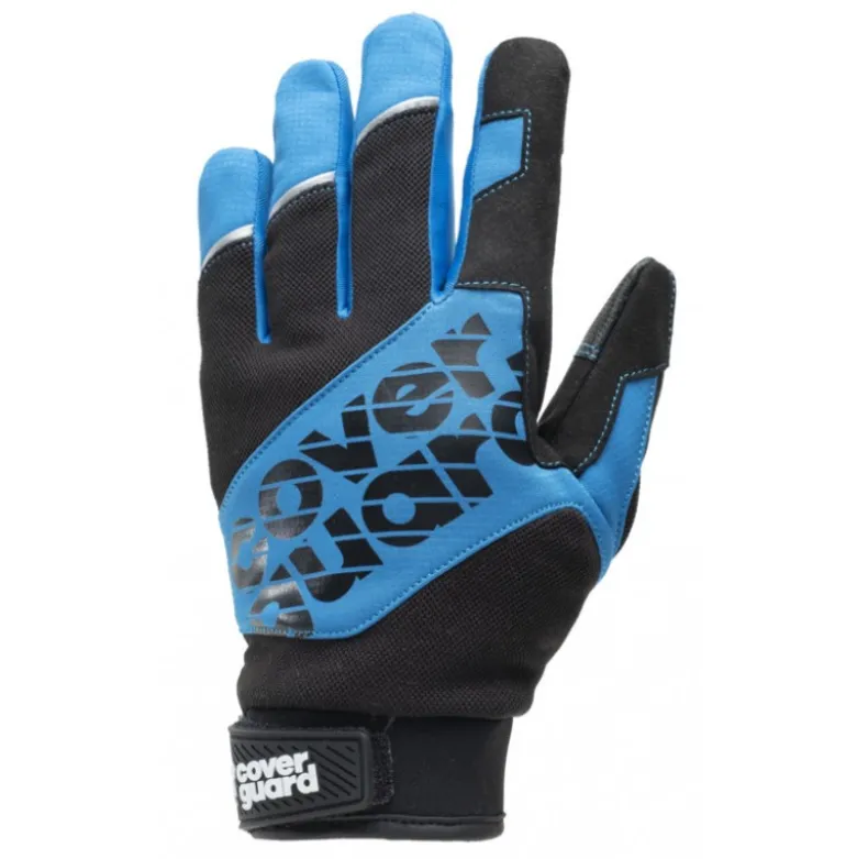 Gants EUROWINTER MX100 type mécanique froid, noir et bleu - COVERGUARD | 1WIDX00
