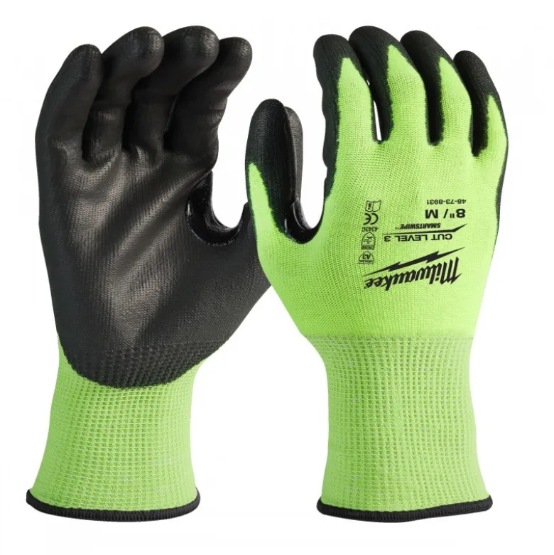 GANTS HAUTE VISIBILITÉ & ANTI-COUPURE NIVEAU 3/C-PU - Milwaukee | 4932479721