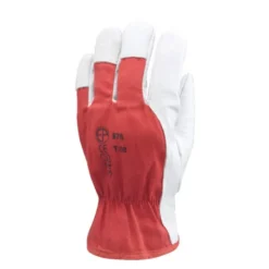 Gants maîtrise EUROSTRONG 880 fleur de vachette, coton rouge - COVERGUARD | MO880